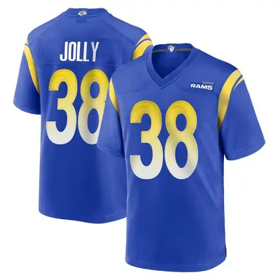 Men's Game Shaun Jolly Los Angeles Rams Royal Alternate Jersey