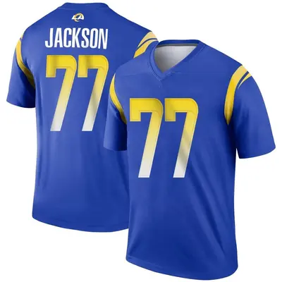 Men's Legend Alaric Jackson Los Angeles Rams Royal Jersey