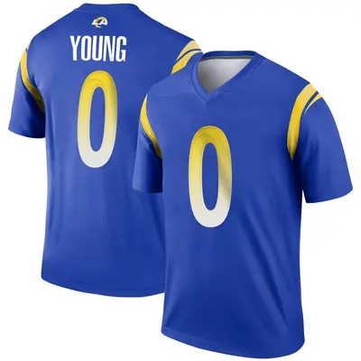 Men's Legend Byron Young Los Angeles Rams Royal Jersey