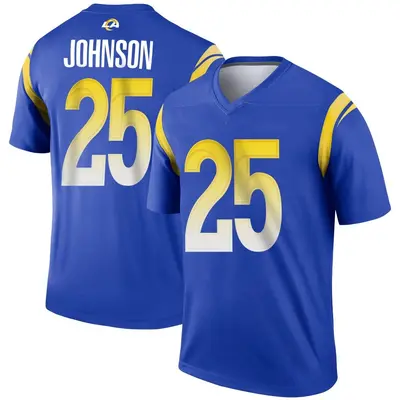 Men's Legend Quindell Johnson Los Angeles Rams Royal Jersey