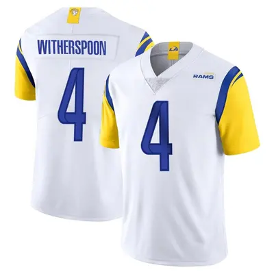 Men's Limited Ahkello Witherspoon Los Angeles Rams White Vapor Untouchable Jersey