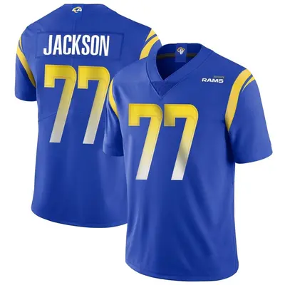 Men's Limited Alaric Jackson Los Angeles Rams Royal Alternate Vapor Untouchable Jersey