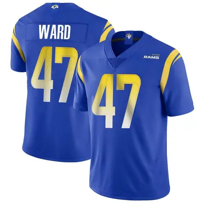 Men's Limited Alex Ward Los Angeles Rams Royal Alternate Vapor Untouchable Jersey