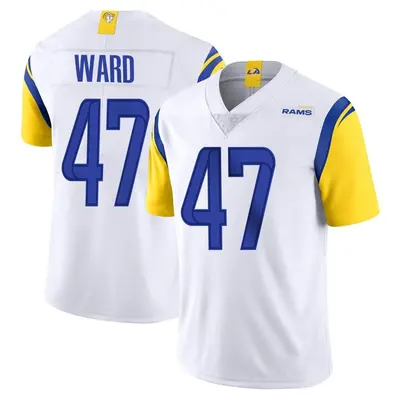 Men's Limited Alex Ward Los Angeles Rams White Vapor Untouchable Jersey