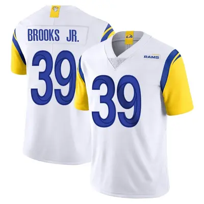 Men's Limited Antoine Brooks Jr. Los Angeles Rams White Vapor Untouchable Jersey