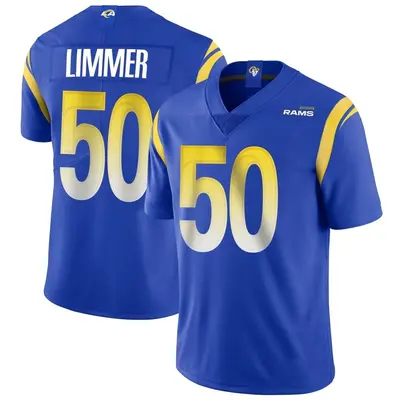 Men's Limited Beaux Limmer Los Angeles Rams Royal Alternate Vapor Untouchable Jersey