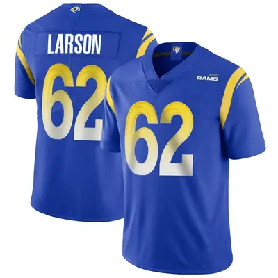 Men's Limited Blake Larson Los Angeles Rams Royal Alternate Vapor Untouchable Jersey