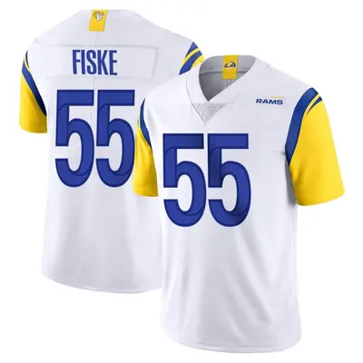 Men's Limited Braden Fiske Los Angeles Rams White Vapor Untouchable Jersey