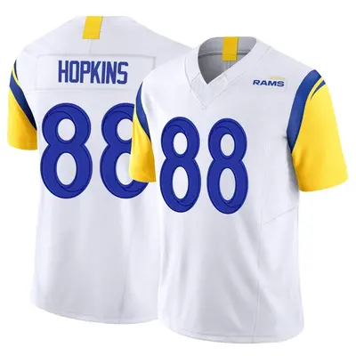 Men's Limited Brycen Hopkins Los Angeles Rams White Vapor F.U.S.E. Jersey