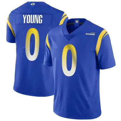 Men's Limited Byron Young Los Angeles Rams Royal Alternate Vapor Untouchable Jersey