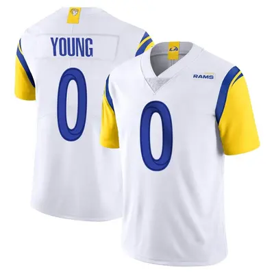 Men's Limited Byron Young Los Angeles Rams White Vapor Untouchable Jersey