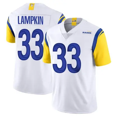 Men's Limited Cam Lampkin Los Angeles Rams White Vapor Untouchable Jersey