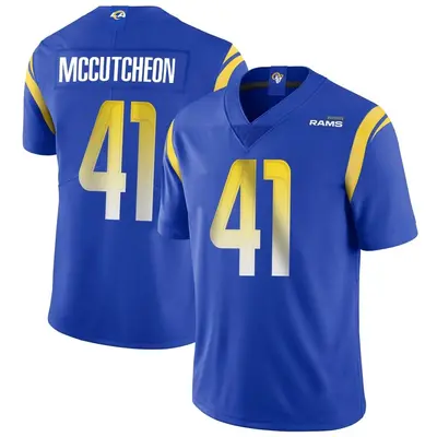 Men's Limited Cameron McCutcheon Los Angeles Rams Royal Alternate Vapor Untouchable Jersey