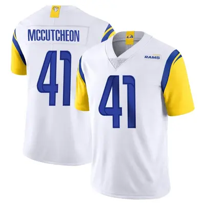 Men's Limited Cameron McCutcheon Los Angeles Rams White Vapor Untouchable Jersey