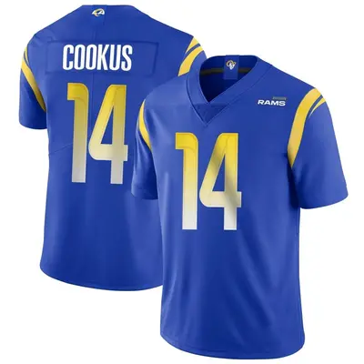 Men's Limited Case Cookus Los Angeles Rams Royal Alternate Vapor Untouchable Jersey