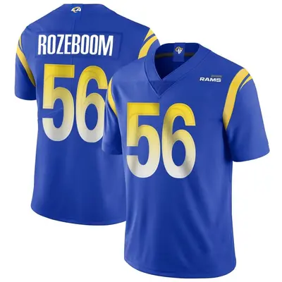 Men's Limited Christian Rozeboom Los Angeles Rams Royal Alternate Vapor Untouchable Jersey