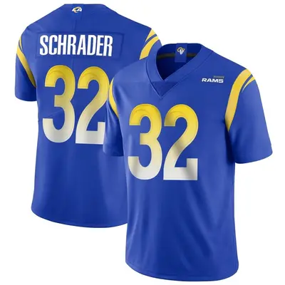 Men's Limited Cody Schrader Los Angeles Rams Royal Alternate Vapor Untouchable Jersey