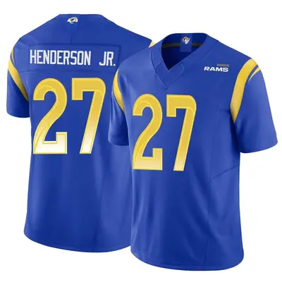 Men's Limited Darrell Henderson Jr. Los Angeles Rams Royal Vapor F.U.S.E. Jersey