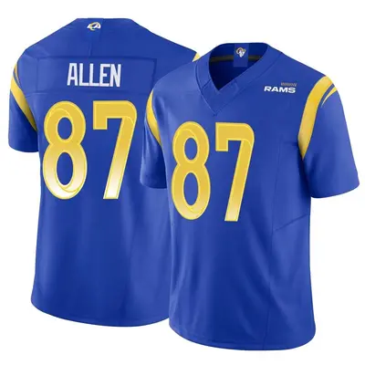 Men's Limited Davis Allen Los Angeles Rams Royal Vapor F.U.S.E. Jersey