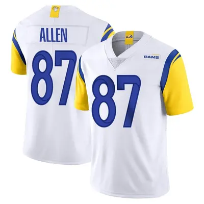 Men's Limited Davis Allen Los Angeles Rams White Vapor Untouchable Jersey