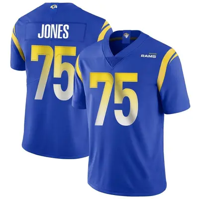 Men's Limited Deacon Jones Los Angeles Rams Royal Alternate Vapor Untouchable Jersey