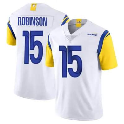 Men's Limited Demarcus Robinson Los Angeles Rams White Vapor Untouchable Jersey