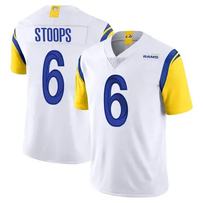 Men's Limited Drake Stoops Los Angeles Rams White Vapor Untouchable Jersey