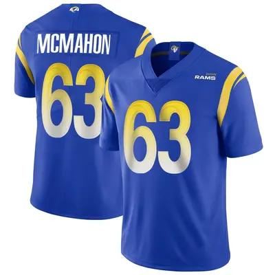 Men's Limited Dylan McMahon Los Angeles Rams Royal Alternate Vapor Untouchable Jersey