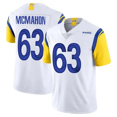 Men's Limited Dylan McMahon Los Angeles Rams White Vapor Untouchable Jersey