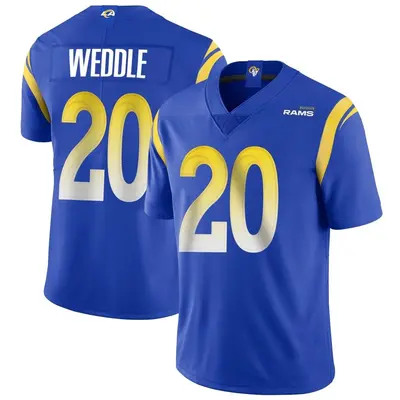 Men's Limited Eric Weddle Los Angeles Rams Royal Alternate Vapor Untouchable Jersey