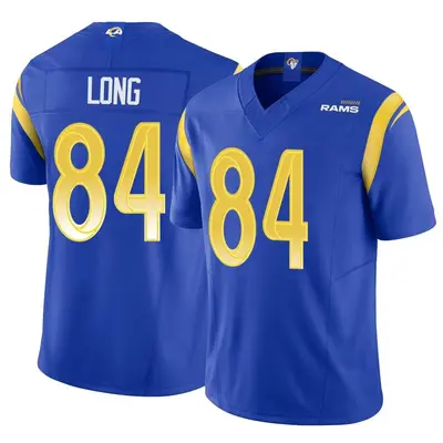 Men's Limited Hunter Long Los Angeles Rams Royal Vapor F.U.S.E. Jersey