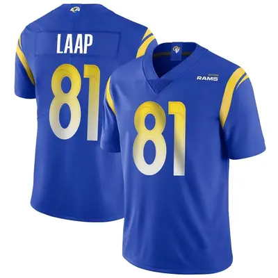 Men's Limited JJ Laap Los Angeles Rams Royal Alternate Vapor Untouchable Jersey