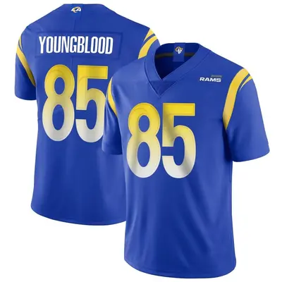 Men's Limited Jack Youngblood Los Angeles Rams Royal Alternate Vapor Untouchable Jersey