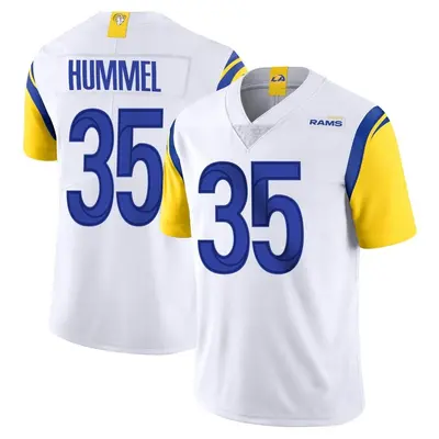 Men's Limited Jacob Hummel Los Angeles Rams White Vapor Untouchable Jersey