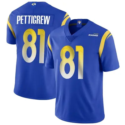 Men's Limited Jamal Pettigrew Los Angeles Rams Royal Alternate Vapor Untouchable Jersey