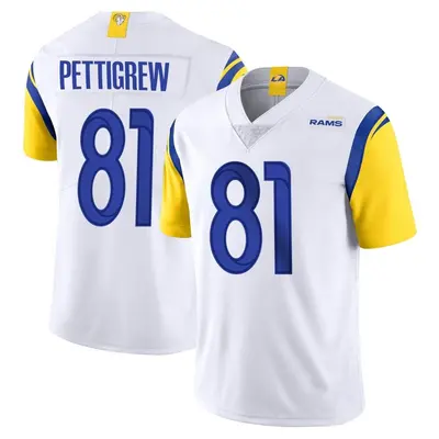 Men's Limited Jamal Pettigrew Los Angeles Rams White Vapor Untouchable Jersey