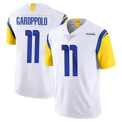 Men's Limited Jimmy Garoppolo Los Angeles Rams White Vapor Untouchable Jersey