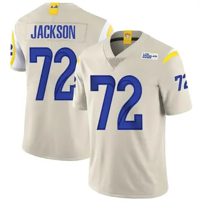 Men's Limited Jonah Jackson Los Angeles Rams Bone Vapor Jersey