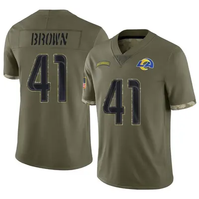 Los Angeles Rams Malcolm Brown Game Royal Mens Jersey in 2023