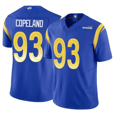 Men's Limited Marquise Copeland Los Angeles Rams Royal Vapor F.U.S.E. Jersey