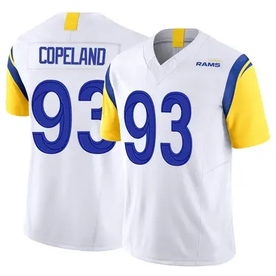 Men's Limited Marquise Copeland Los Angeles Rams White Vapor F.U.S.E. Jersey