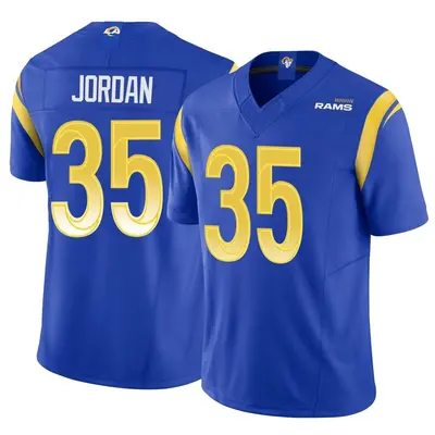 Men's Limited Michael Jordan Los Angeles Rams Royal Vapor F.U.S.E. Jersey