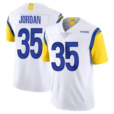 Men's Limited Michael Jordan Los Angeles Rams White Vapor Untouchable Jersey