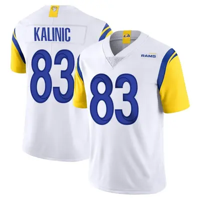 Men's Limited Nikola Kalinic Los Angeles Rams White Vapor Untouchable Jersey