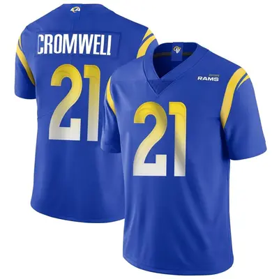 Men's Limited Nolan Cromwell Los Angeles Rams Royal Alternate Vapor Untouchable Jersey