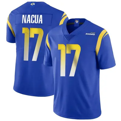 Men's Limited Puka Nacua Los Angeles Rams Royal Alternate Vapor Untouchable Jersey