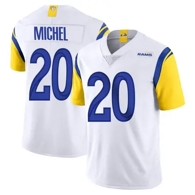 Men's Limited Sony Michel Los Angeles Rams White Vapor Untouchable Jersey