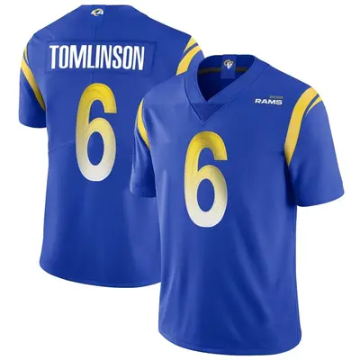 Men's Limited Tre Tomlinson Los Angeles Rams Royal Alternate Vapor Untouchable Jersey