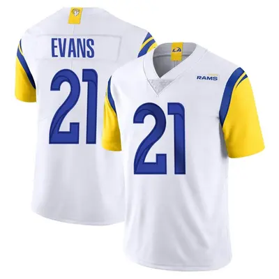 Men's Limited Zach Evans Los Angeles Rams White Vapor Untouchable Jersey