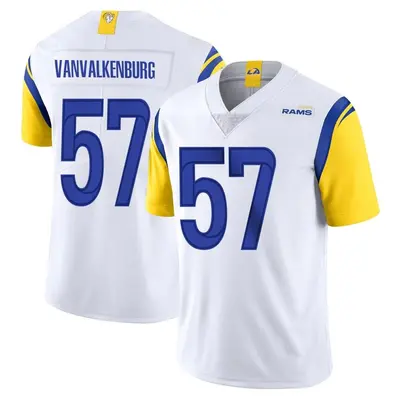 Men's Limited Zach VanValkenburg Los Angeles Rams White Vapor Untouchable Jersey